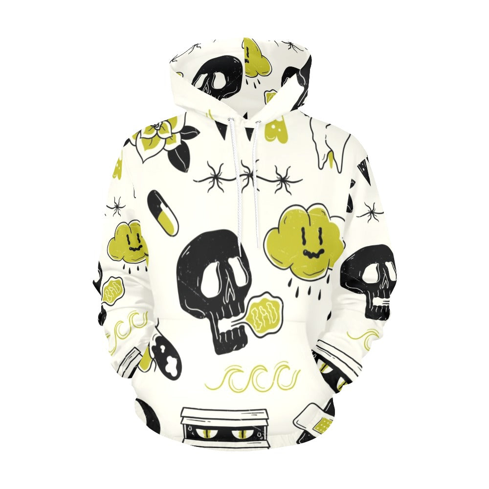 Old School Tattoo Elements All Over Print Hoodie