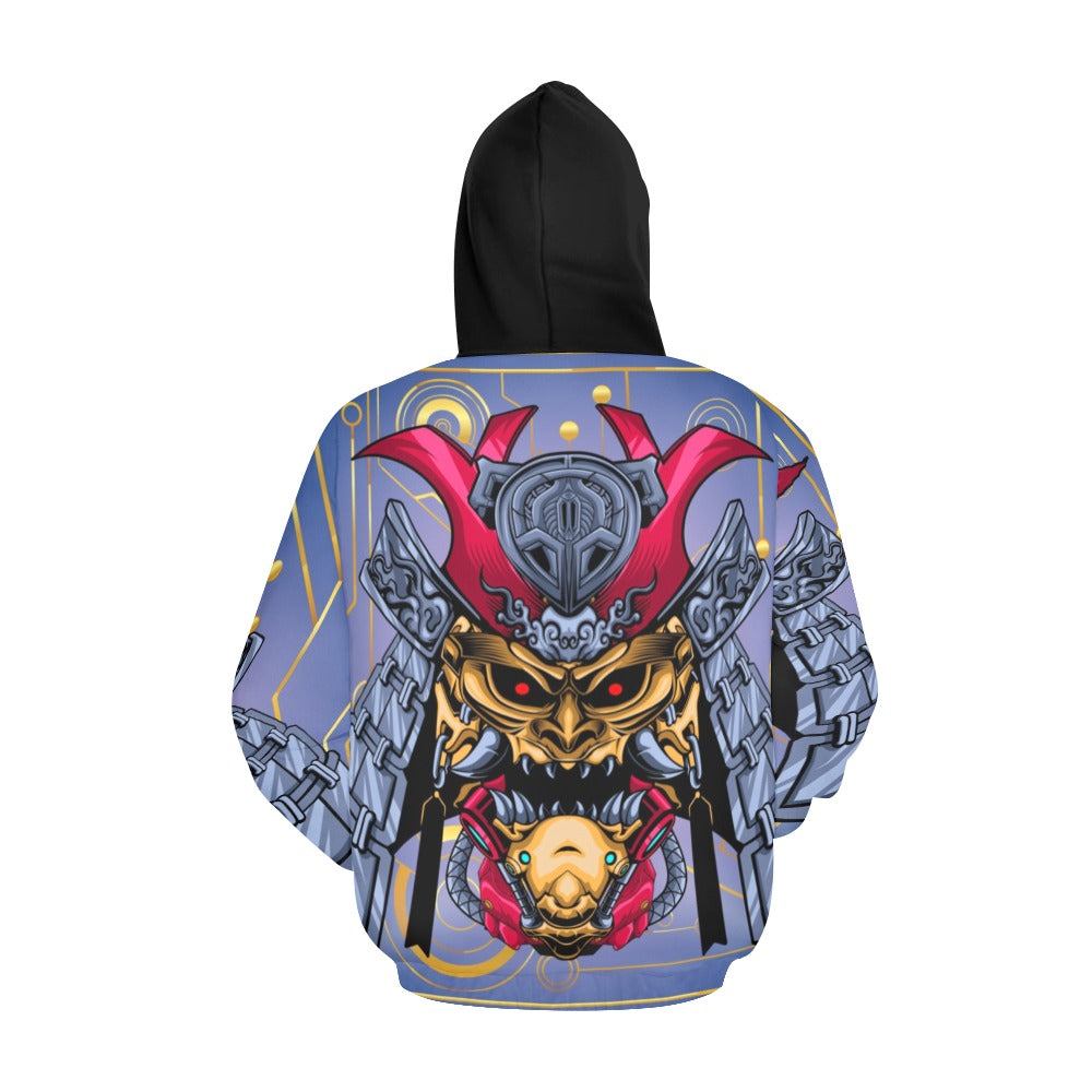 Japanese Devil Robot All Over Print Hoodie