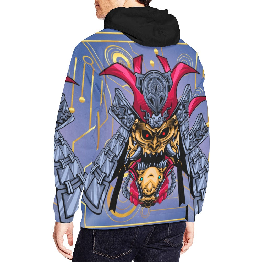 Japanese Devil Robot All Over Print Hoodie