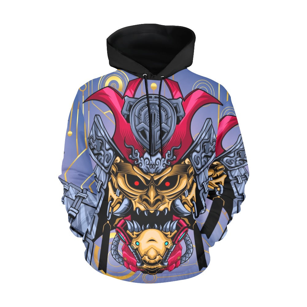 Japanese Devil Robot All Over Print Hoodie