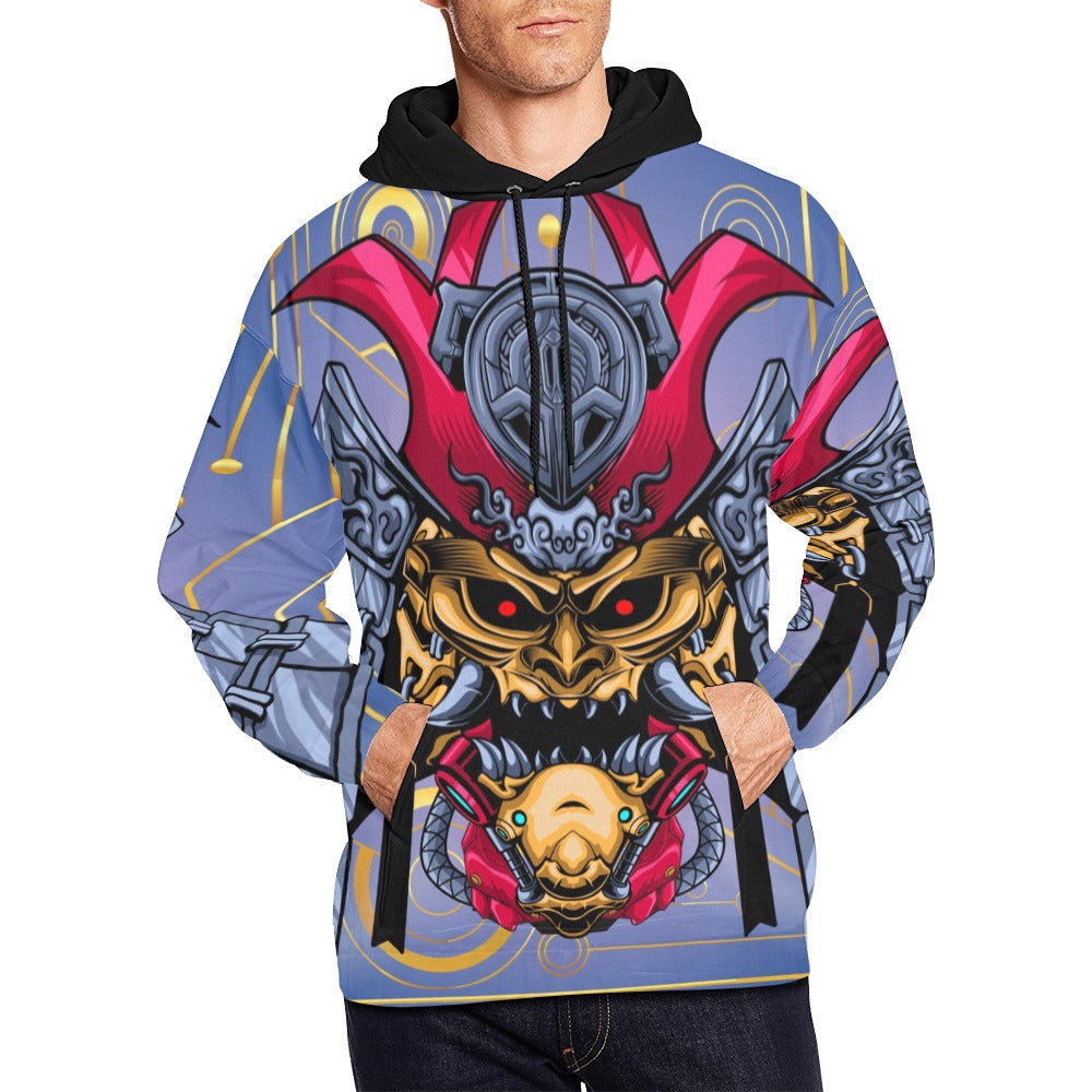 Japanese Devil Robot All Over Print Hoodie