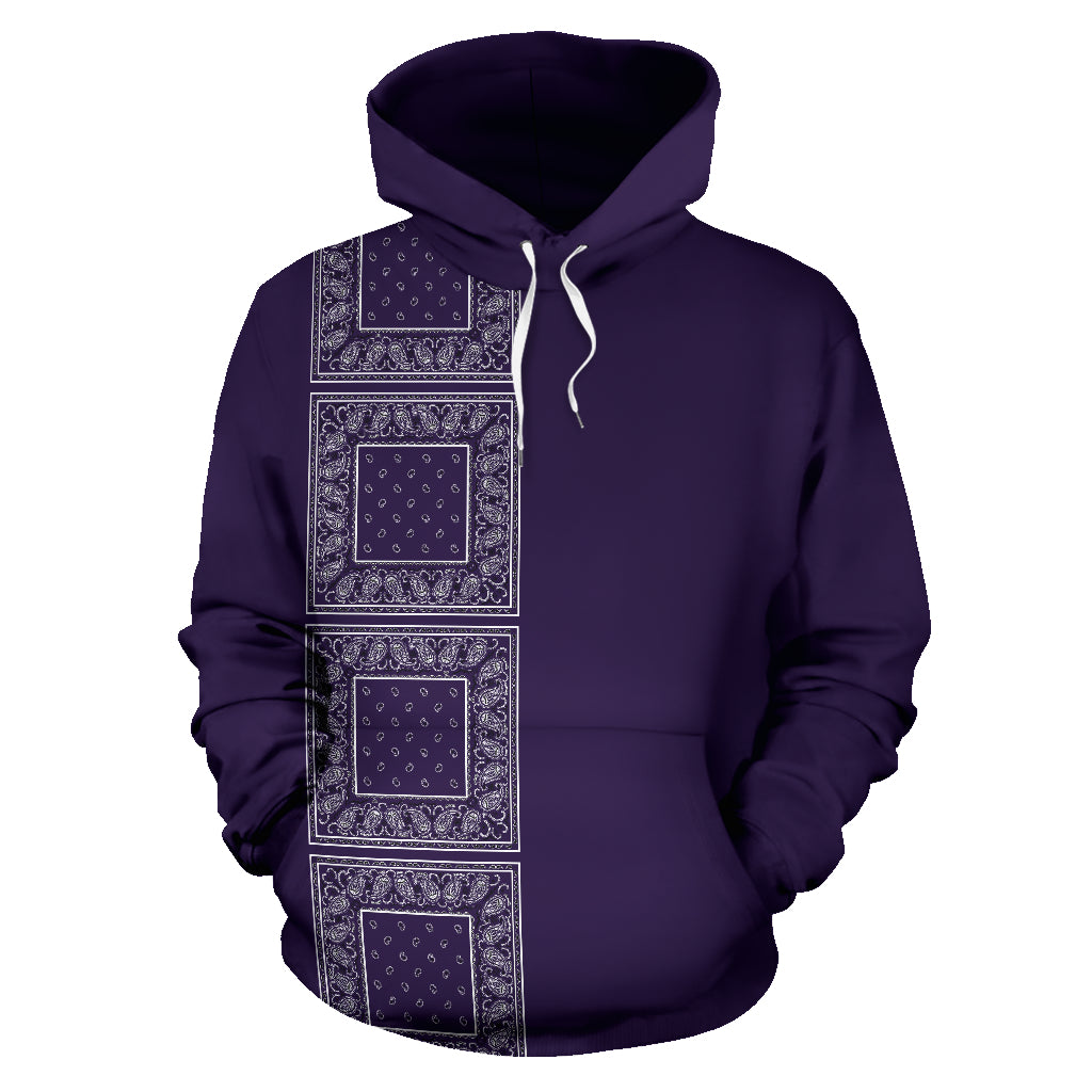 Lineup Royal Purple Bandana Pullover Hoodie