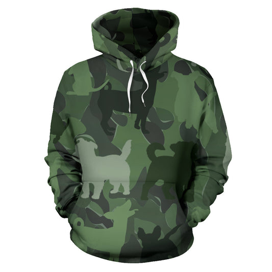 Jack Russell Terrier Light Green Hoodie