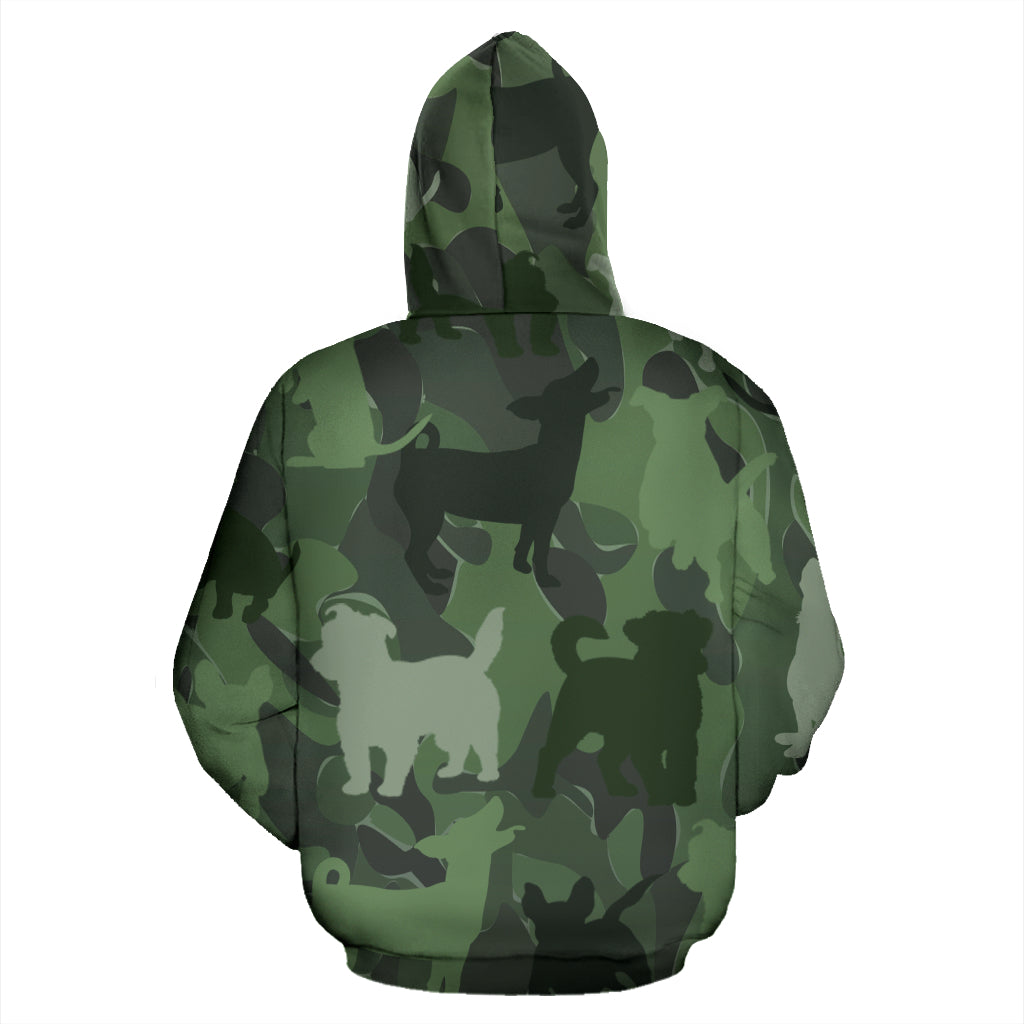 Jack Russell Terrier Light Green Hoodie