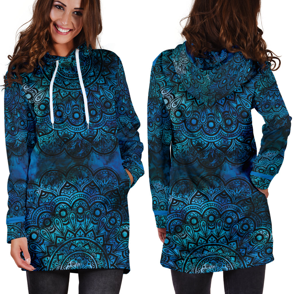 Mandala 2 Hoodie Dress