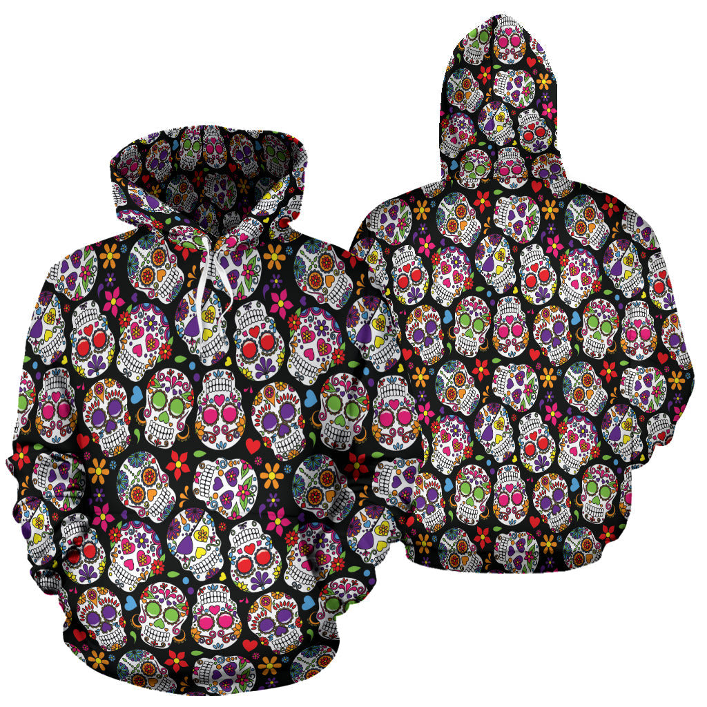 Multi-Colored Skull s Hoodie