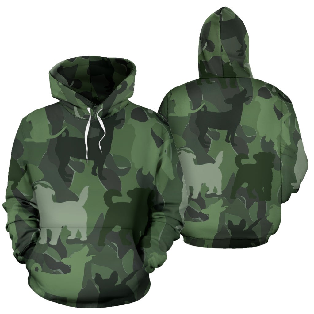 Jack Russell Terrier Light Green Hoodie