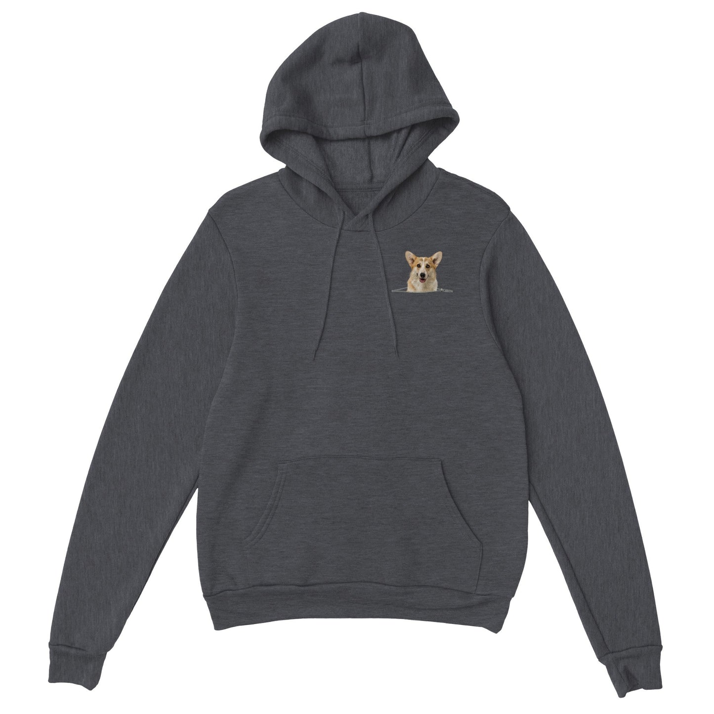 Pembroke Welsh Corgi Zip Unisex Pullover Hoodie